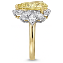 Afbeelding in Gallery-weergave laden, Verblindend Statement Ring 4 karaat – profielaanzicht

