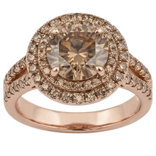Afbeelding in Gallery-weergave laden, Fijne Diamant Bruidsring – vooraanzicht
