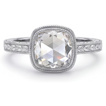 Afbeelding in Gallery-weergave laden, Fijne Diamant Halo Ring 3,25 karaat 14K Witgoud – hoofdaanzicht
