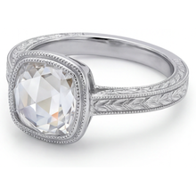 Afbeelding in Gallery-weergave laden, Luxe Fijne Diamant Halo Ring 3,25 karaat – hoekaanzicht
