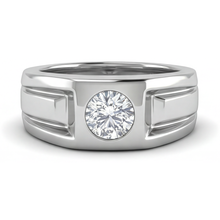 Afbeelding in Gallery-weergave laden, Fijne Diamant Heren Ring 2 karaat 14K Witgoud – hoofdaanzicht
