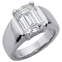 Stralend IGI-Gecertificeerd Fijne Diamant Heren Ring – 4 karaat