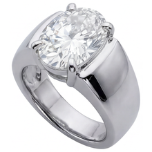 Afbeelding in Gallery-weergave laden, Fijne Diamant Mannen Ring – zijaanzicht
