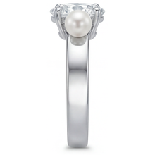 Afbeelding in Gallery-weergave laden, Verblindend Solitaire Ring 2,25 karaat – profielaanzicht
