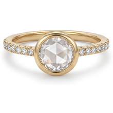 Afbeelding in Gallery-weergave laden, Fijne Diamant Solitaire Verlovingsring 1,50-karaat 14K Geelgoud – hoofdaanzicht
