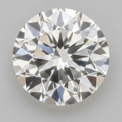 Echte F VS1 2 Karaat Losse Diamant Natuurlijk Rond uit de aarde gewonnen Oud Europees Geslepen