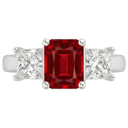Echte Robijn Ring 2.50 Karaat