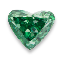 Groen Verbeterde Natuurlijke Hartvormige Losse Diamant 3 Karaat