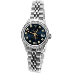 jubileum roestvrij staal Rolex blauwe diamant wijzerplaat Datumjust