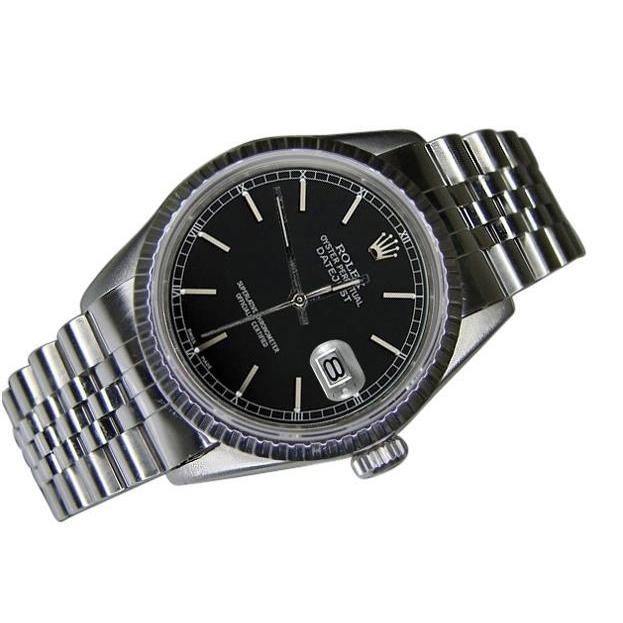 mens Rolex Datumjust horloge roestvrij staal Jubileum snel ingesteld
