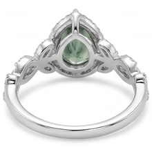 Afbeelding in Gallery-weergave laden, Moss Agate Sieraadsteen Ring – bovenaanzicht

