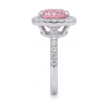 Afbeelding in Gallery-weergave laden, Ring met natuurlijke roze diamant van 1,96 karaat, kussenslijpsel
