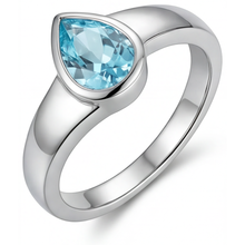 Afbeelding in Gallery-weergave laden, Neon Paraiba Edelsteen Ring – hoofdaanzicht
