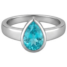 Afbeelding in Gallery-weergave laden, Neon Paraiba Edelsteen Ring – hoofdaanzicht

