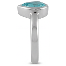 Afbeelding in Gallery-weergave laden, Designer Neon Paraiba Gekleurde Steen Ring 1,25 karaat – bovenaanzicht
