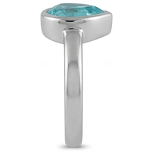 Afbeelding in Gallery-weergave laden, Neon Paraiba Gekleurde Steen Ring – achteraanzicht
