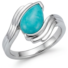 Afbeelding in Gallery-weergave laden, Schitterend Neon Paraiba Gekleurde Steen Ring 2 karaat – zijaanzicht
