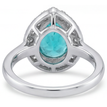 Afbeelding in Gallery-weergave laden, Luxe Halo Ring 5 karaat – profielaanzicht
