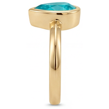 Afbeelding in Gallery-weergave laden, Elegant Edelsteen Ring 1,25 karaat – bovenaanzicht
