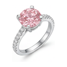 Afbeelding in Gallery-weergave laden, Roze diamanten jubileumring 1,66 karaat rond
