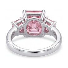 Afbeelding in Gallery-weergave laden, Jubileumring met roze diamant van 4,9 karaat, radiant geslepen
