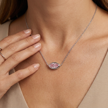 Afbeelding in Gallery-weergave laden, Collier met roze diamant van 2 karaat, marquise
