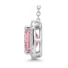 Afbeelding in Gallery-weergave laden, Collier met roze diamant, 3,5 karaat, kussenslijpsel
