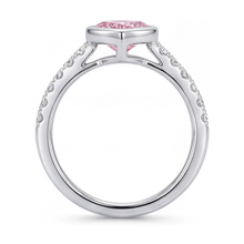 Afbeelding in Gallery-weergave laden, Ring met hartvormige roze diamant van 2,35 karaat
