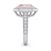 Afbeelding in Gallery-weergave laden, Ring met ronde roze diamant van 3,9 karaat
