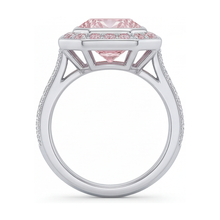 Afbeelding in Gallery-weergave laden, Ring met ronde roze diamant van 3,9 karaat
