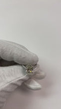 Video laden en afspelen in Gallery-weergave, Solitaire Natuurlijke Echte Diamanten (Niet Labgekweekt) Ring 4 Karaat Touwstijl Schacht Dames Sieraden
