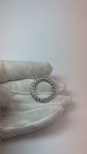 Video laden en afspelen in Gallery-weergave, Schitterende diamanten 4 ct. Eeuwigheid Trouwring Vrouwen Sieraden
