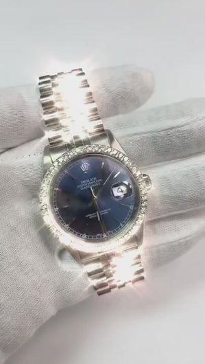 diamant doorlopend Rolex Heren