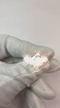 Video laden en afspelen in Gallery-weergave, Grote markiezin geslepen diamanten geaccentueerde ring 4,75 ct. Dames Sieraden Nieuw
