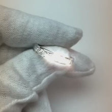 Video laden en afspelen in Gallery-weergave, Kanaalset trouwring ronde diamant 1,35 karaat sieraden
