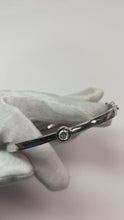 Video laden en afspelen in Gallery-weergave, 0,50 Karaat Ronde Solitaire Echt Diamanten Armband Wit Goud 14K
