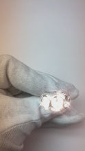 Video laden en afspelen in Gallery-weergave, Echt Diamond Old Miner Anniversary Ring 3 Karaats Bezel Set Dames Gouden Sieraden
