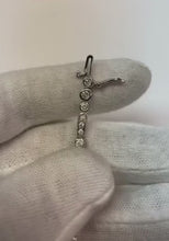Video laden en afspelen in Gallery-weergave, Witgouden ronde geslepen diamanten tennisarmband sprankelende sieraden 5 ct
