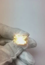Video laden en afspelen in Gallery-weergave, 3 karaat ronde diamanten jubileum herenring wit goud 14k
