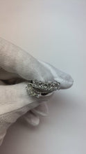 Video laden en afspelen in Gallery-weergave, Diamanten ring verlovingsband set nieuw 4,51 karaat wit goud 14K
