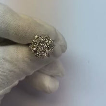 Video laden en afspelen in Gallery-weergave, Diamanten verlovingsring 3.80 karaat antieke stijl vrouwen sieraden
