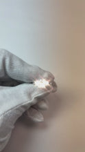 Video laden en afspelen in Gallery-weergave, 2.01 ct. Ovale Echt Diamant Drie 3 Stenen Ring Wit Goud Nieuw
