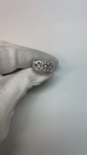 Video laden en afspelen in Gallery-weergave, 2 Karaats Marquise En Ronde Echt Diamanten Verlovingsband Wit Goud 14K Nieuw
