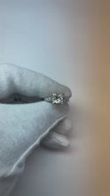 Video laden en afspelen in Gallery-weergave, 4.80 Ct Prinsesslijpsel Echte Natuurlijke uit de aarde gewonnen Diamanten Eternity Trouwring Witgoud 14K
