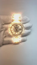 Video laden en afspelen in Gallery-weergave, Rolex Datumjust Horloge Dubbele Rij Diamanten rand Datumjust
