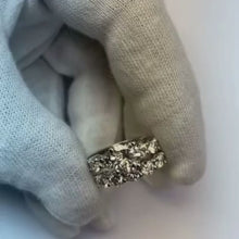 Video laden en afspelen in Gallery-weergave, 3,51 ct ronde diamanten verlovingsring band set geel goud
