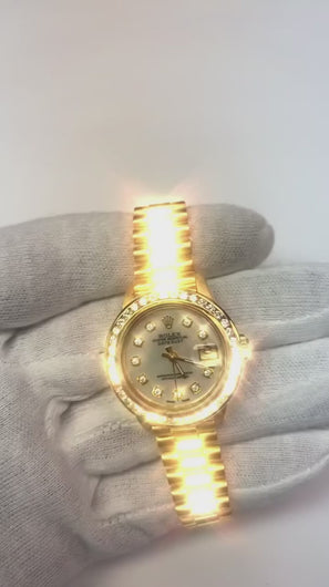 diamanten wijzerplaat Rolex