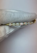 Video laden en afspelen in Gallery-weergave, Opaal armband 5,25 karaat geel goud dames sieraden Nieuw
