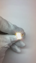 Video laden en afspelen in Gallery-weergave, Ronde Solitaire Ring Old Mine Cut Echt Diamond Bezel Set 1 Karaat Goud 14K
