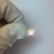 Video laden en afspelen in Gallery-weergave, 1.5 karaat peer diamant solitaire hanger ketting geel goud
